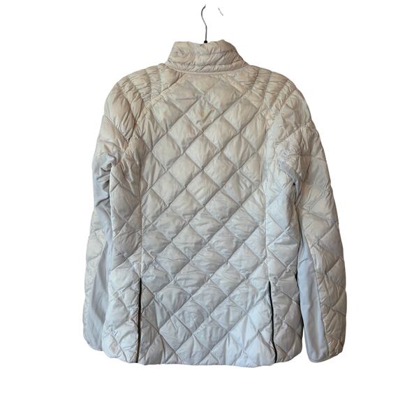 Lululemon women's down jacket 12 white insulated quilted full zip pockets - Picture 7 of 12